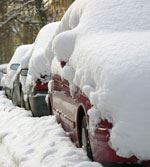 Cars Covered With Snow