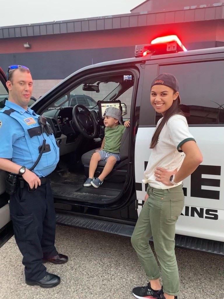 RO Dan Flynn showing off his squad