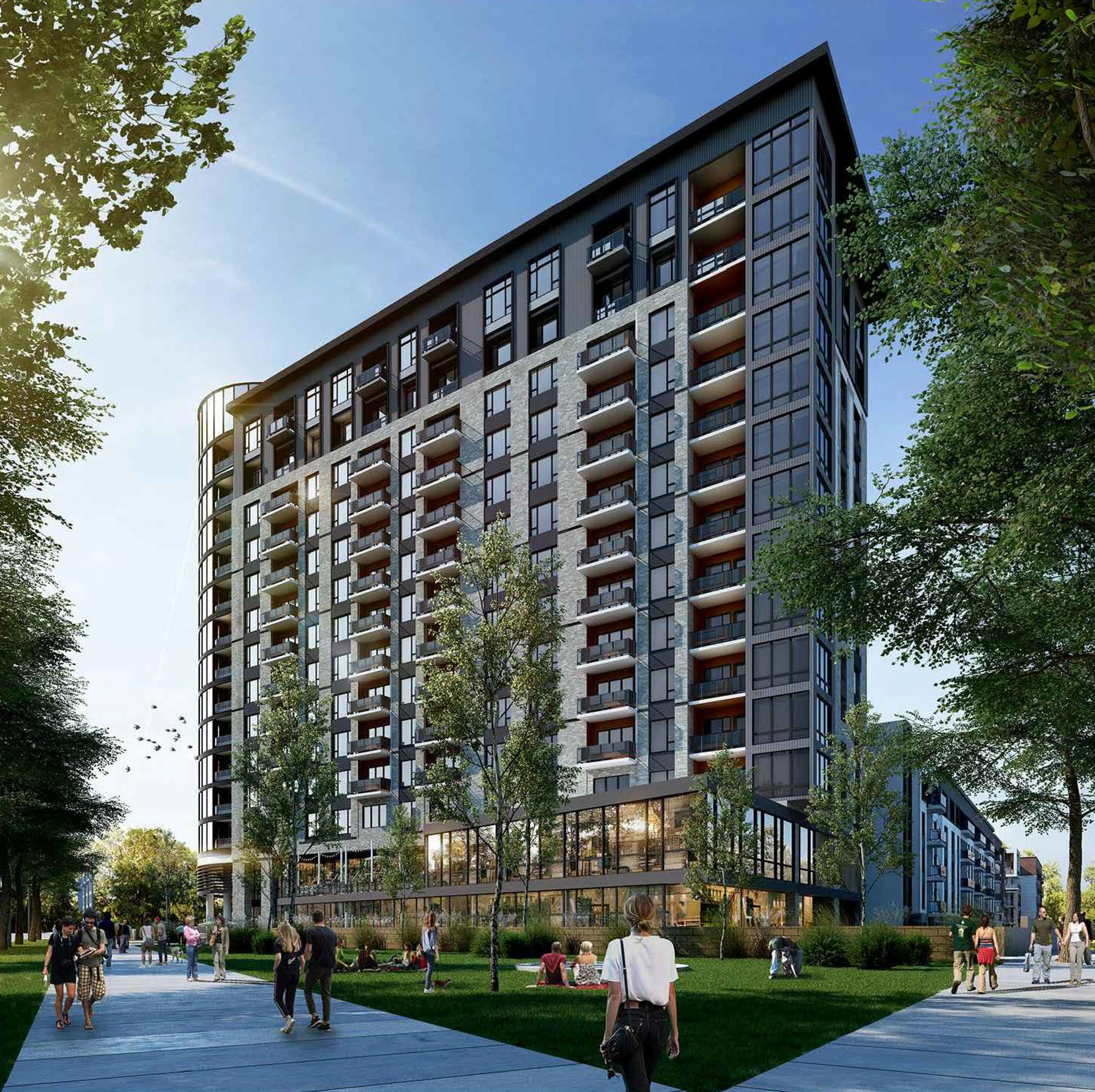 Rendering of 325 Blake Road Building C - Crescendo