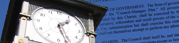 Clock Tower With Words